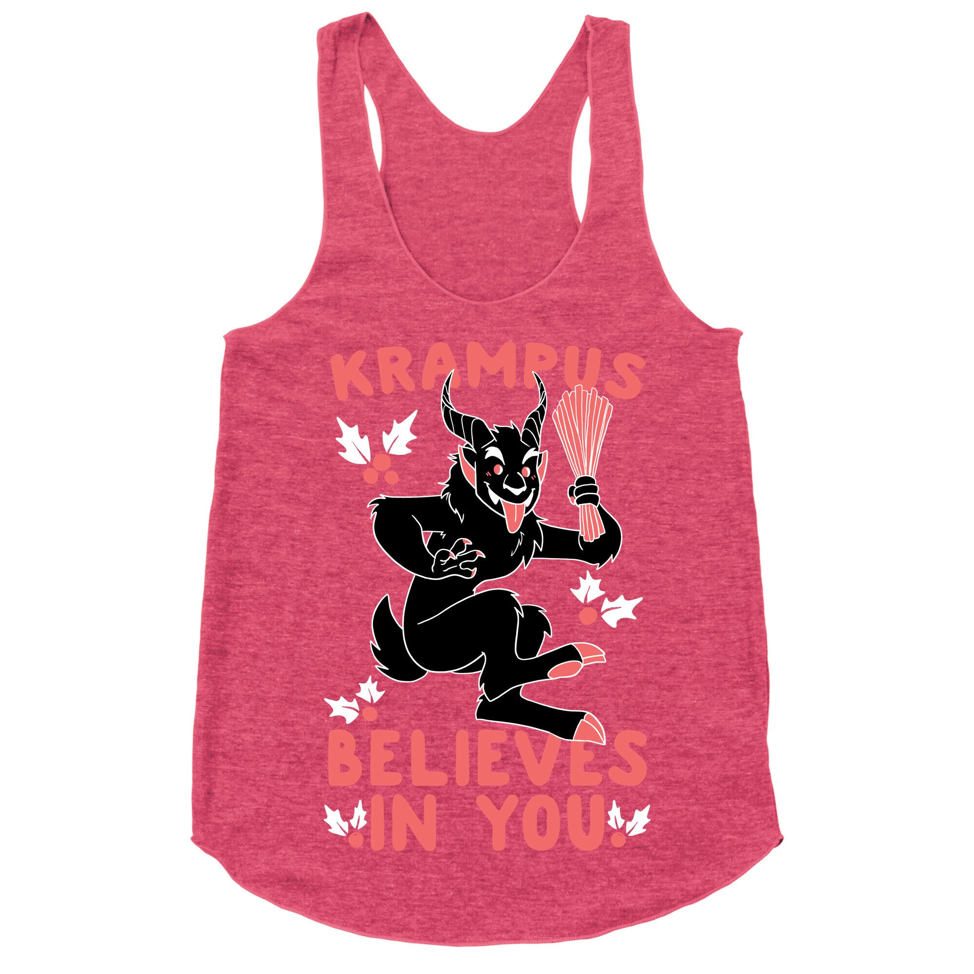 Krampus Believes in You Racerback Tank